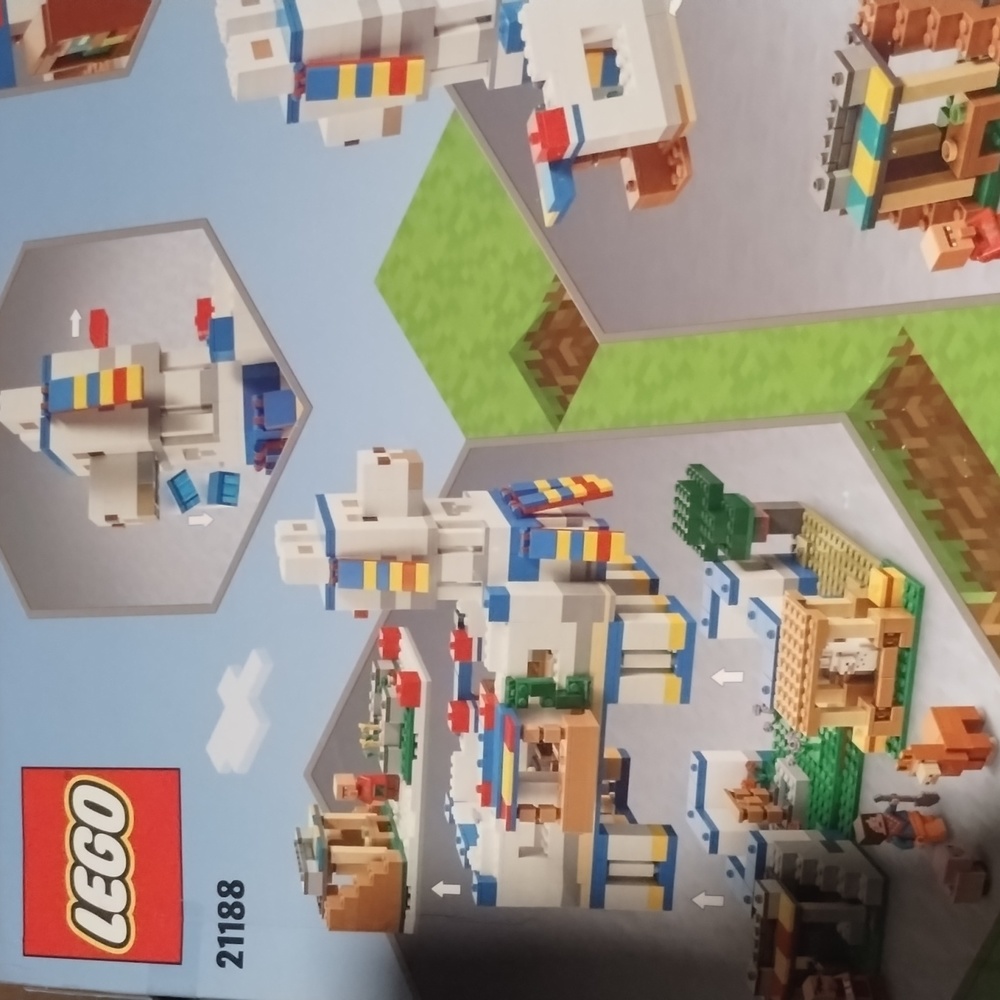Lego Minecraft llama village